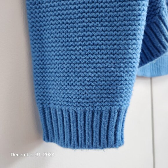 Banana republic! Cozy Blue Knit Sweater - Size Small - Picture 7 of 8